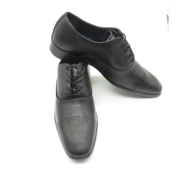 Call It Spring Men's Black Perforated Lace-Up Dress Shoes Size 9 US NEW - Picture 6 of 7